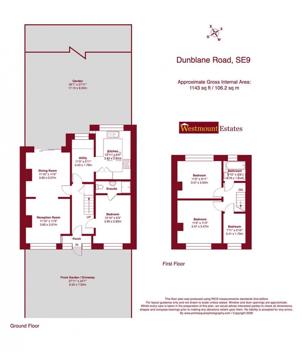 Floorplan for Dunblane Road, London
