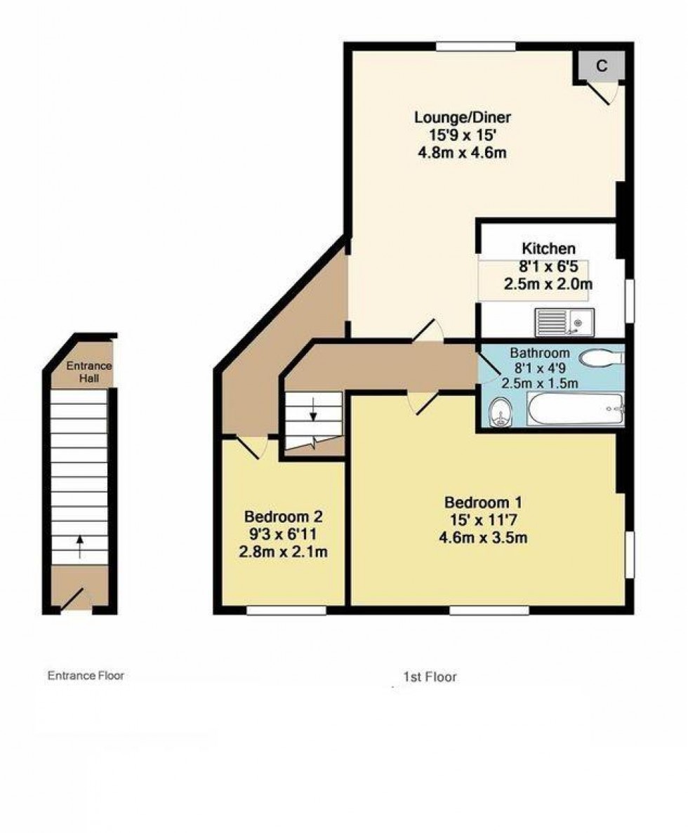 Floorplan for Park Crescent, Erith